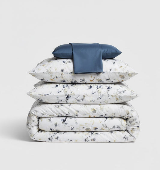 All - in - 1 Satin Duvet Cover Set CRECIA - HomeFashion