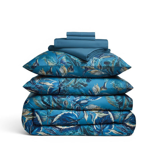 All - in - 1 Satin Duvet Cover Set GRABEL - HomeFashion