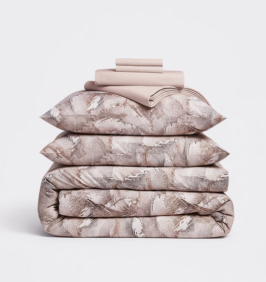 All - in - 1 Satin Duvet Cover Set MAIJE - HomeFashion