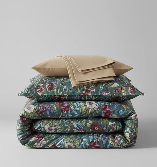 All - in - 1 Satin Duvet Cover Set NIMPHA - HomeFashion