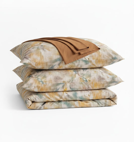 All - in - 1 Satin Duvet Cover Set PASCIATO - HomeFashion