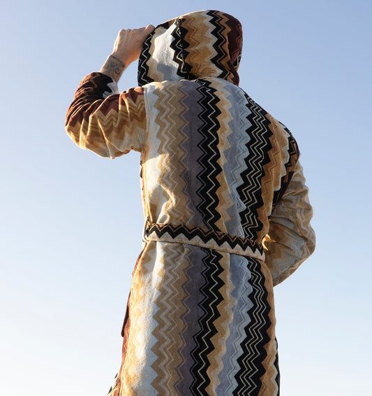 Bathrobe GIACOMO Missoni Home brown - HomeFashion