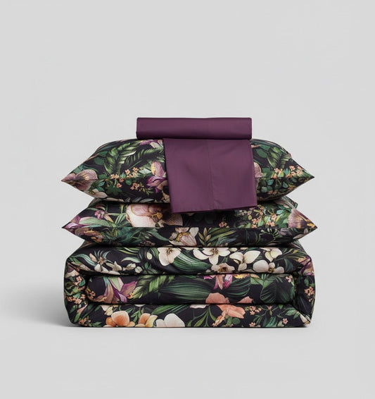 Cupro Silk Duvet Cover Set OLIEDA - HomeFashion