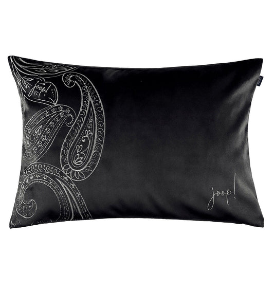 Decorative velour cushion JOOP! PAISLEY BLACK - HomeFashion