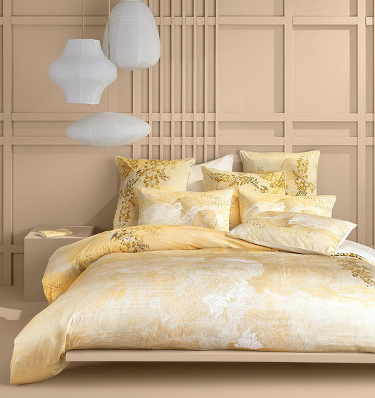 Duvet cover SOLEIL D'OR DORE - HomeFashion