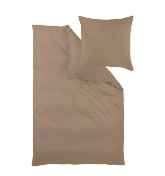 Maco-satin bed linen SELECT TAUPE - HomeFashion