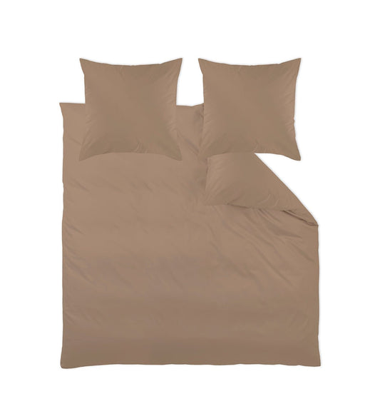 Maco-satin bed linen SELECT TAUPE - HomeFashion