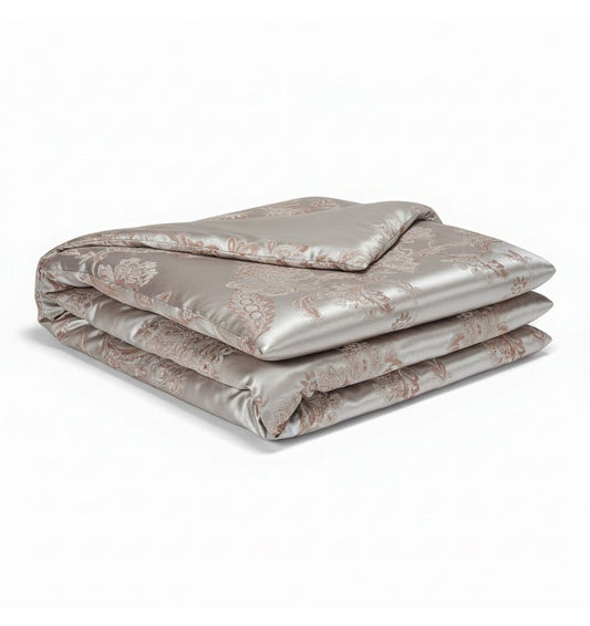 Mulberry silk duvet cover ALEA IRON - HomeFashion