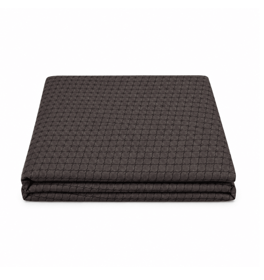 Premium satin flat bed sheet BRAIDED QUARTZ - HomeFashion