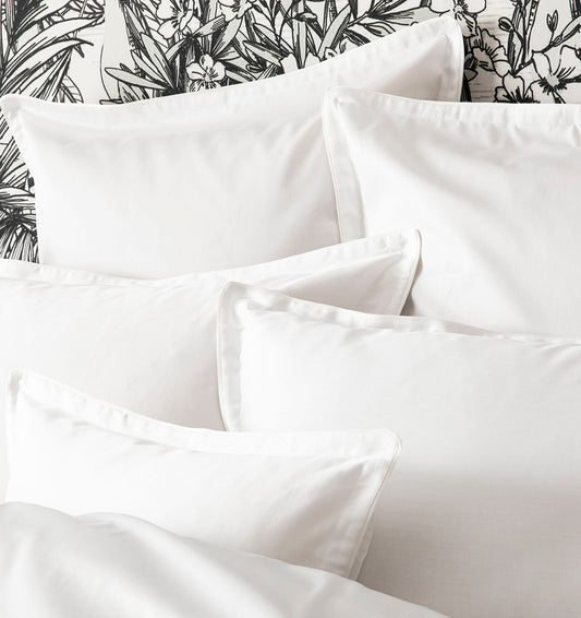 Premium satin pillowcase TEOPHILE WHITE - HomeFashion