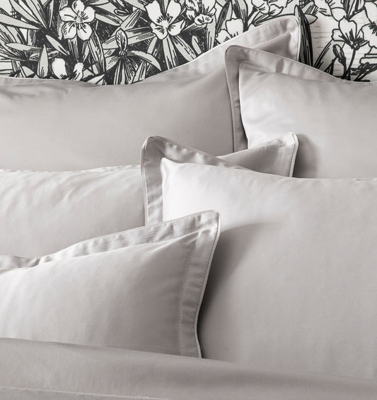 Premium satin pillowcase TEOPHILE SILVER