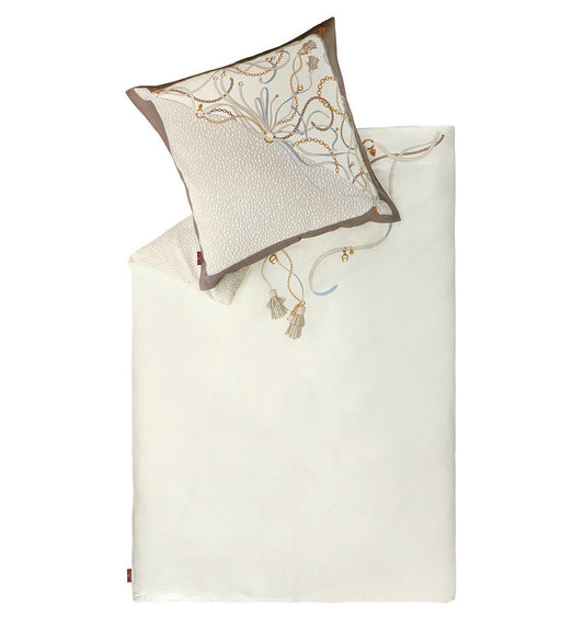 Satin Debbie Creme Bedding Ivory Aigner