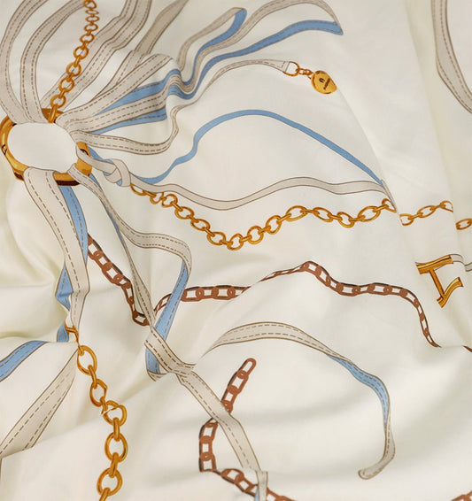 Satin Debbie Creme Bedding Ivory Aigner