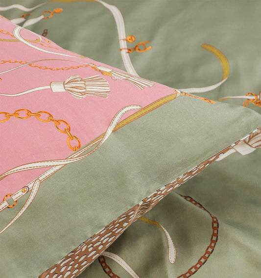 Satin Debbie Green Bedding Aigner - HomeFashion