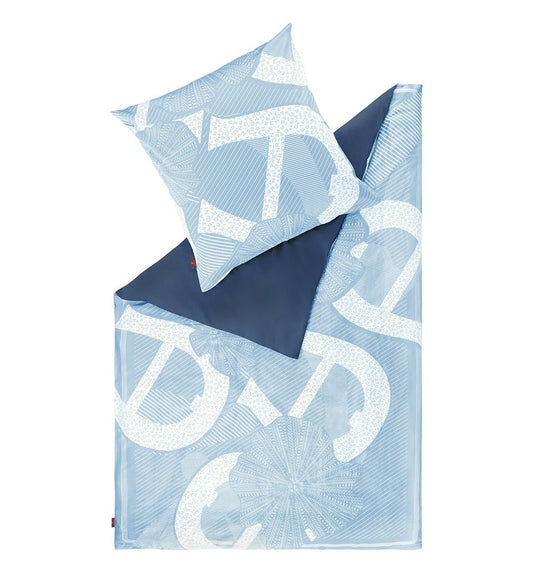 Satin Dena bedding Blue Aigner - HomeFashion