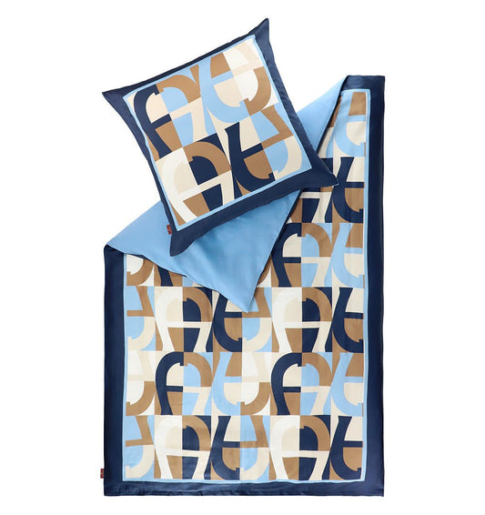 Satin Dora bedding Blue Aigner - HomeFashion