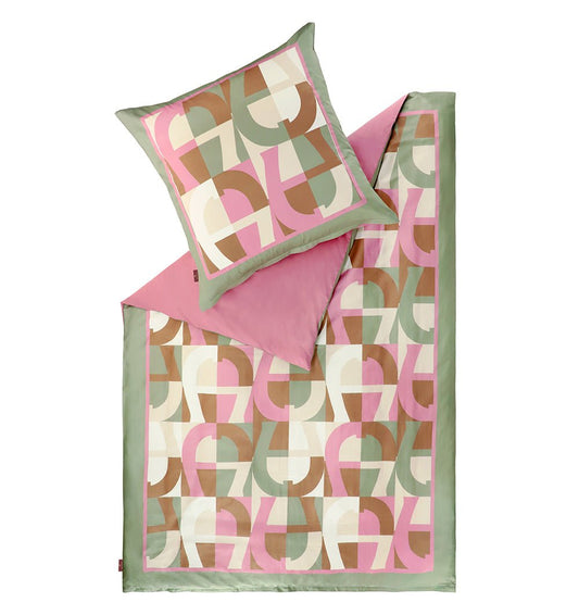 Satin Dora bedding Green Aigner - HomeFashion