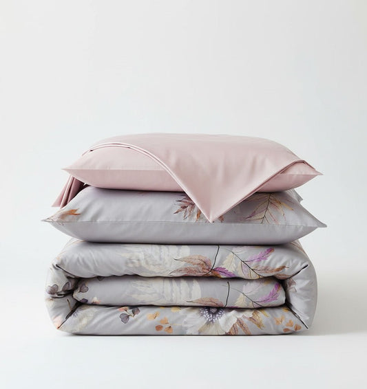 Satin Duvet Cover Set BRUNELLE - HomeFashion