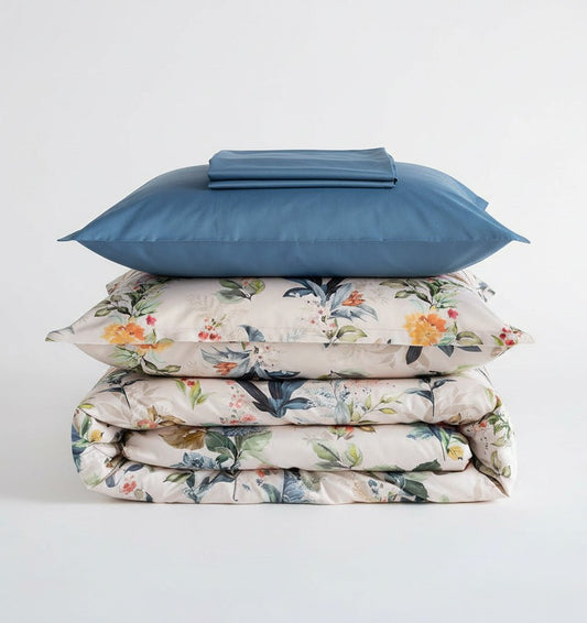 Satin Duvet Cover Set CLAUDE - HomeFashion