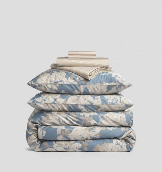 Satin Duvet Cover Set DECO ROSE - HomeFashion