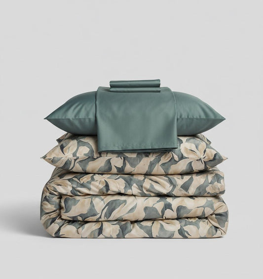 Satin Duvet Cover Set PRAXIS - HomeFashion