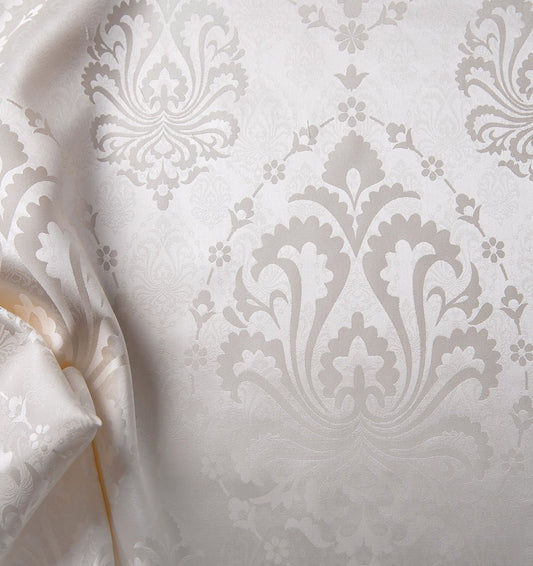 Mulberry silk duvet cover DAMASK NATURE - HomeFashion