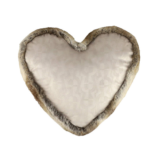 Sweatheart cushion with filling beige Aigner - HomeFashion