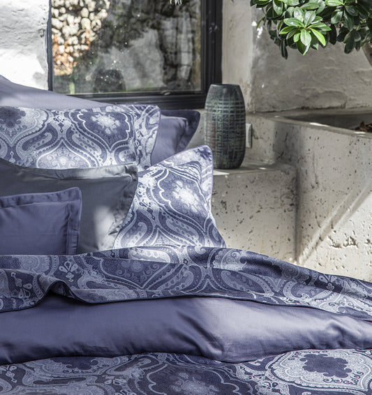 Premium satin pillowcase SHALIMAR MARINE - HOMEFASHION