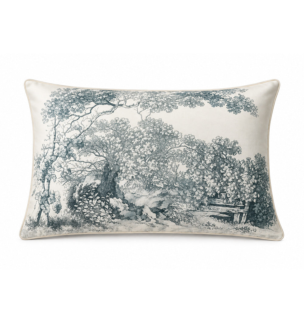 French satin pillowcase UTOPIE ENCRE
