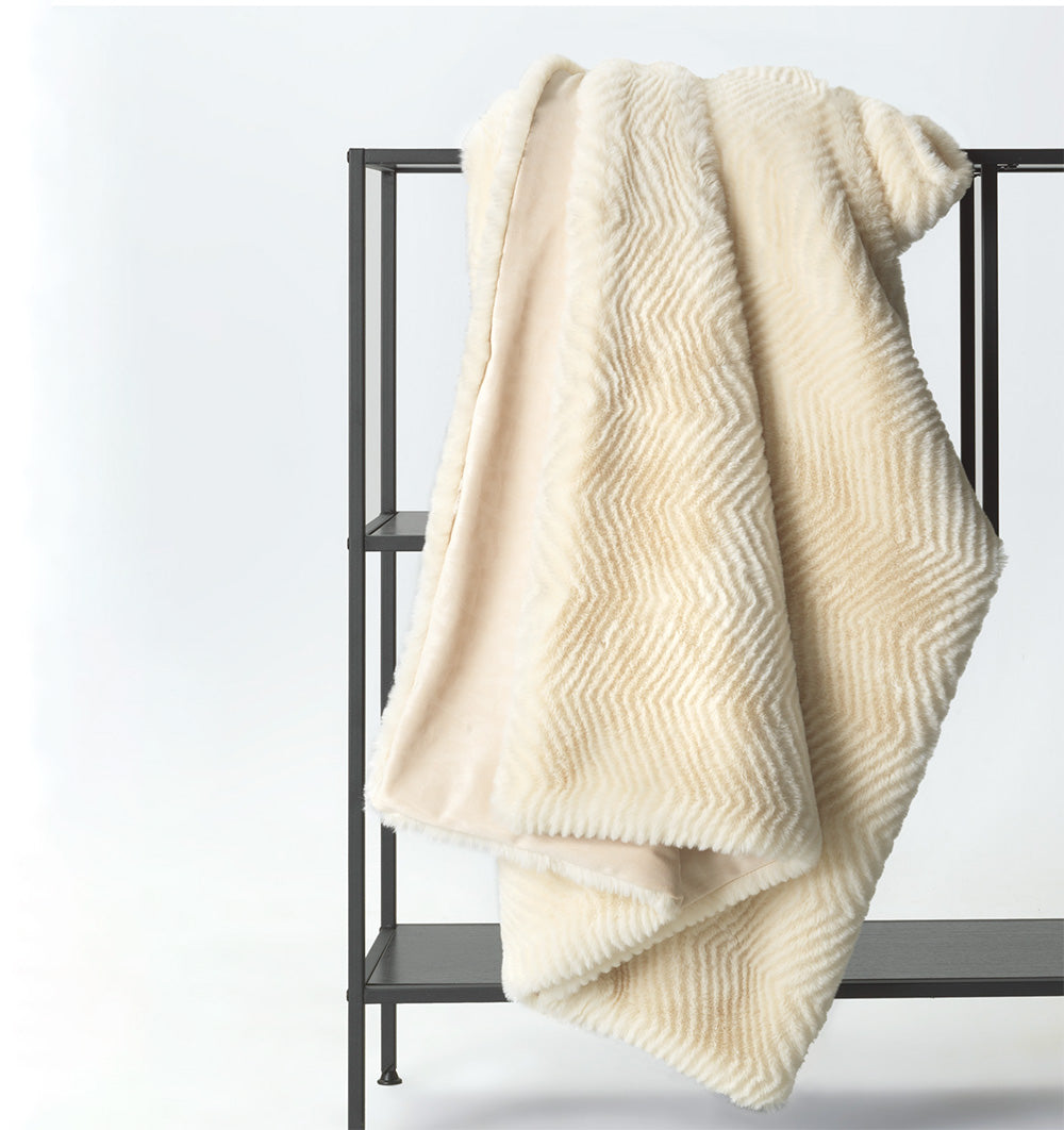 Plaid LUX FAUX FUR AIGNER