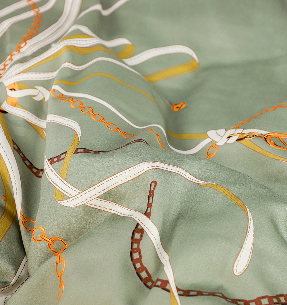 Satin Debbie Green Bedding Aigner