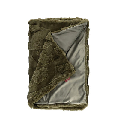 Plaid SERENITY FAUX FUR KHAKI AIGNER