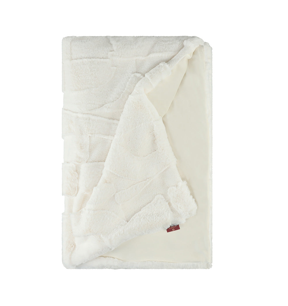 Plaid SERENITY FAUX FUR WHITE AIGNER