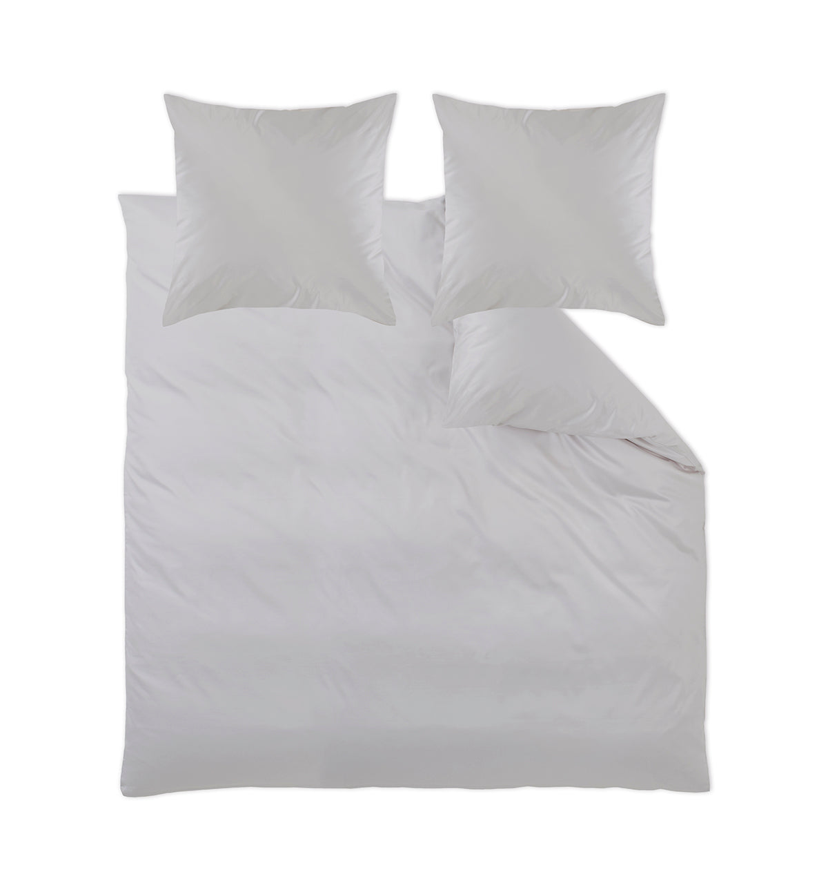 Maco-satin bed linen SELECT PEBBLE