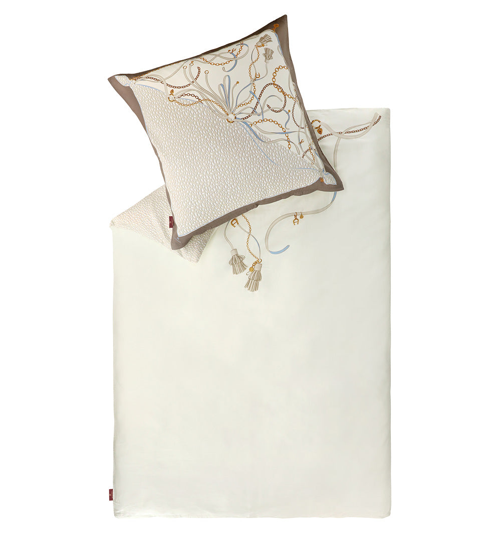 Satin Debbie Creme Bedding Ivory Aigner