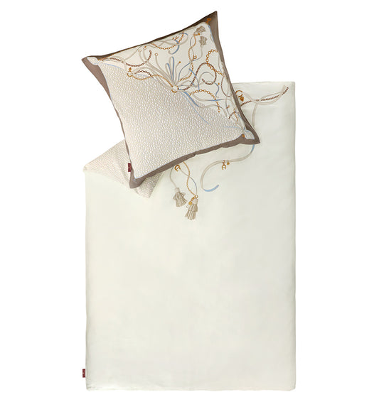 Satin Debbie Creme Bedding Ivory Aigner