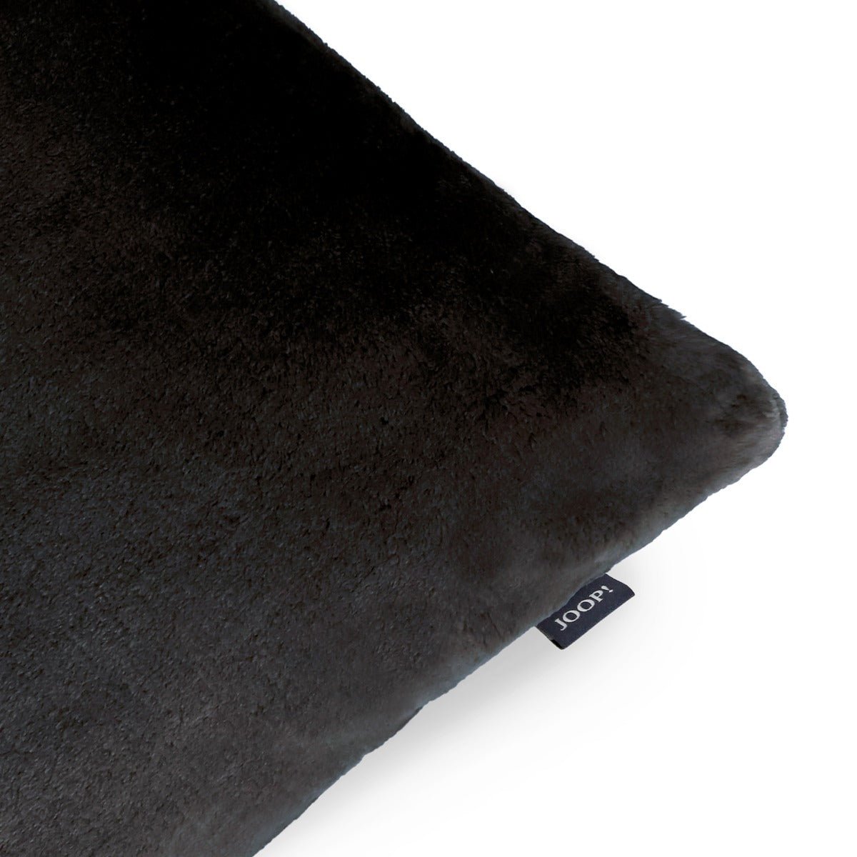 Decorative cushion JOOP! SLEEK FAUX FUR BLACK - HomeFashion