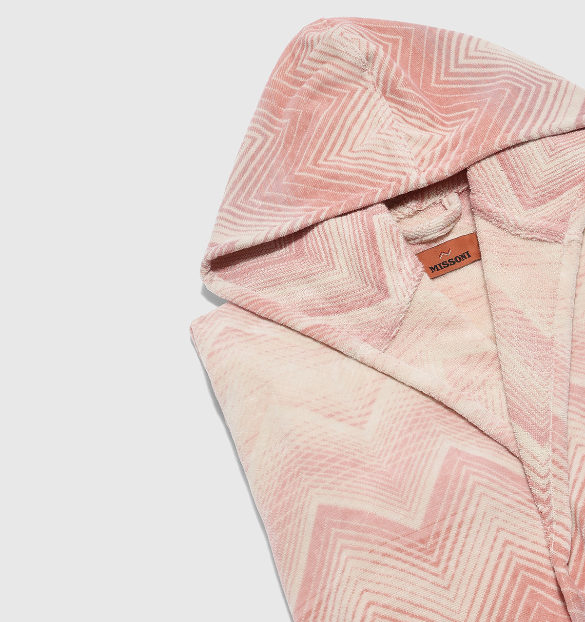 Hooded Bathrobe MAREA PINK MISSONI HOME