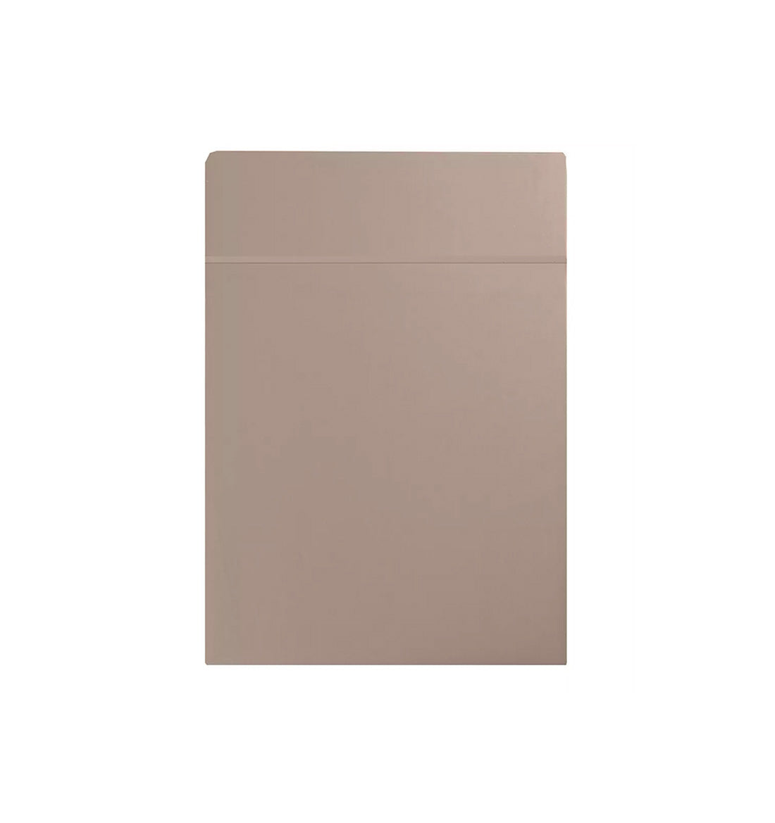 Premium satin flat sheet SMOKY PINKISH-BEIGE