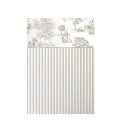 Percale bed sheet POESIE NATUREL