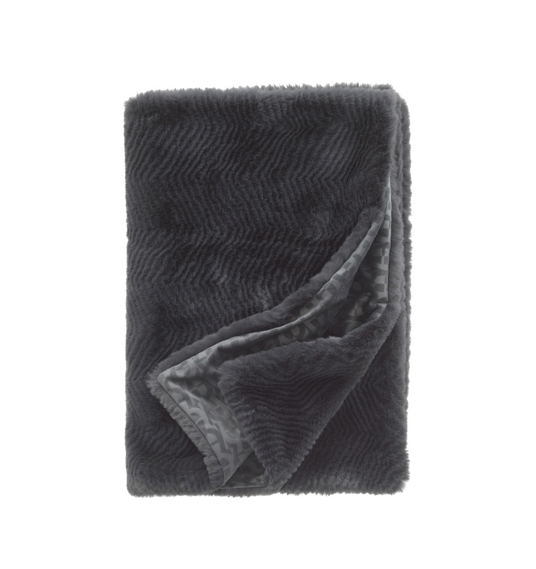 Plaid LUX FAUX FUR GREY AIGNER