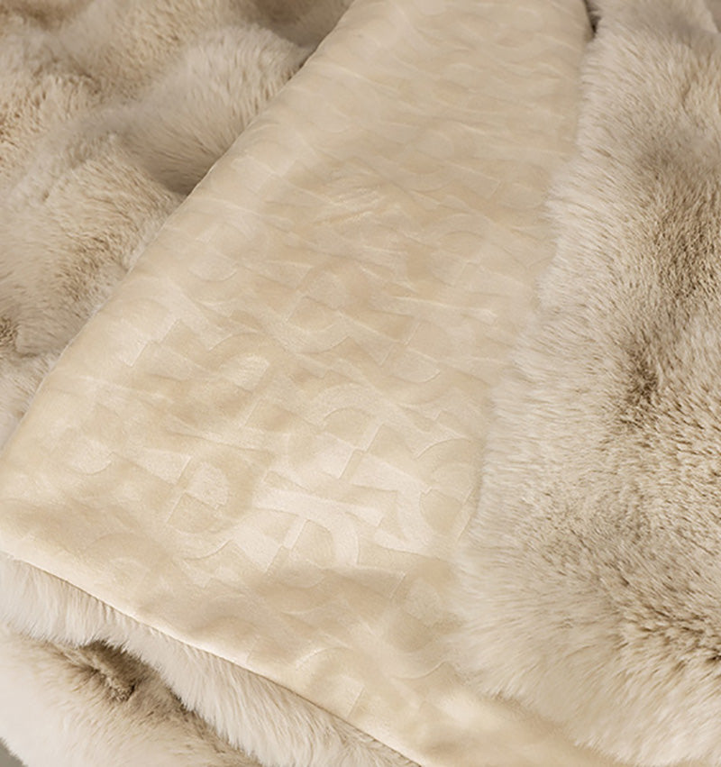 Plaid ORLANIA FAUX FUR AIGNER