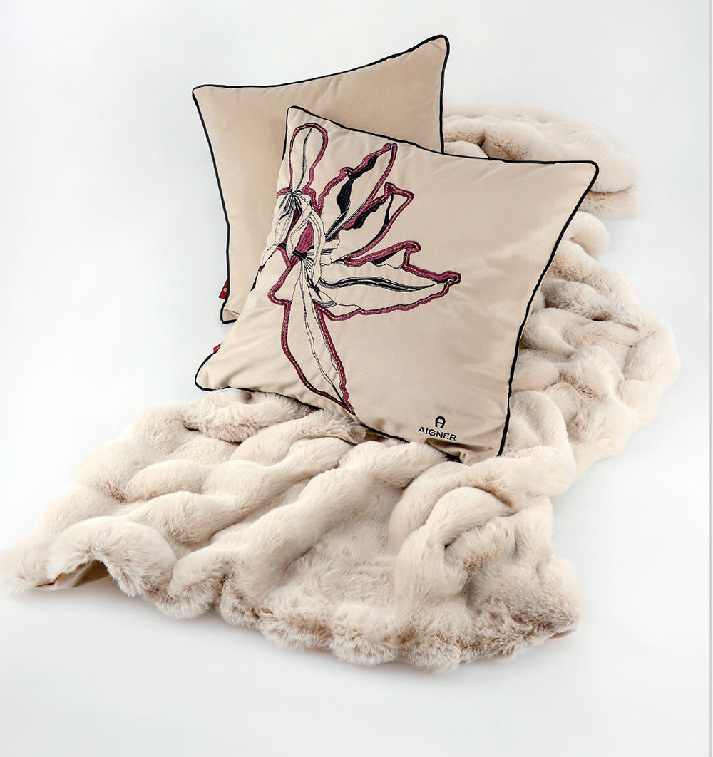 Plaid ORLANIA FAUX FUR AIGNER
