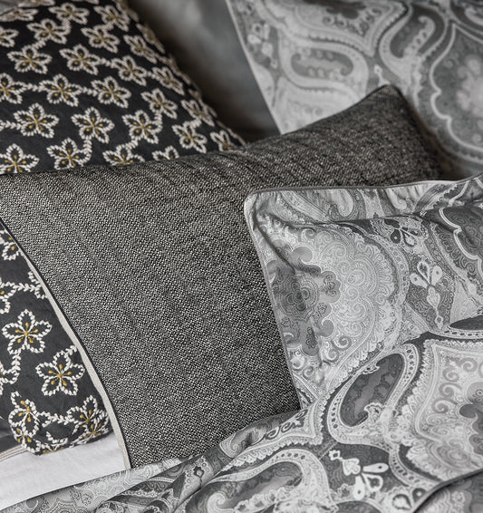 Premium satin pillowcase SHALIMAR GREY - HomeFashion