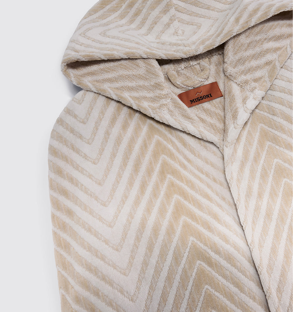 Hooded Bathrobe ZIGGY MISSONI HOME