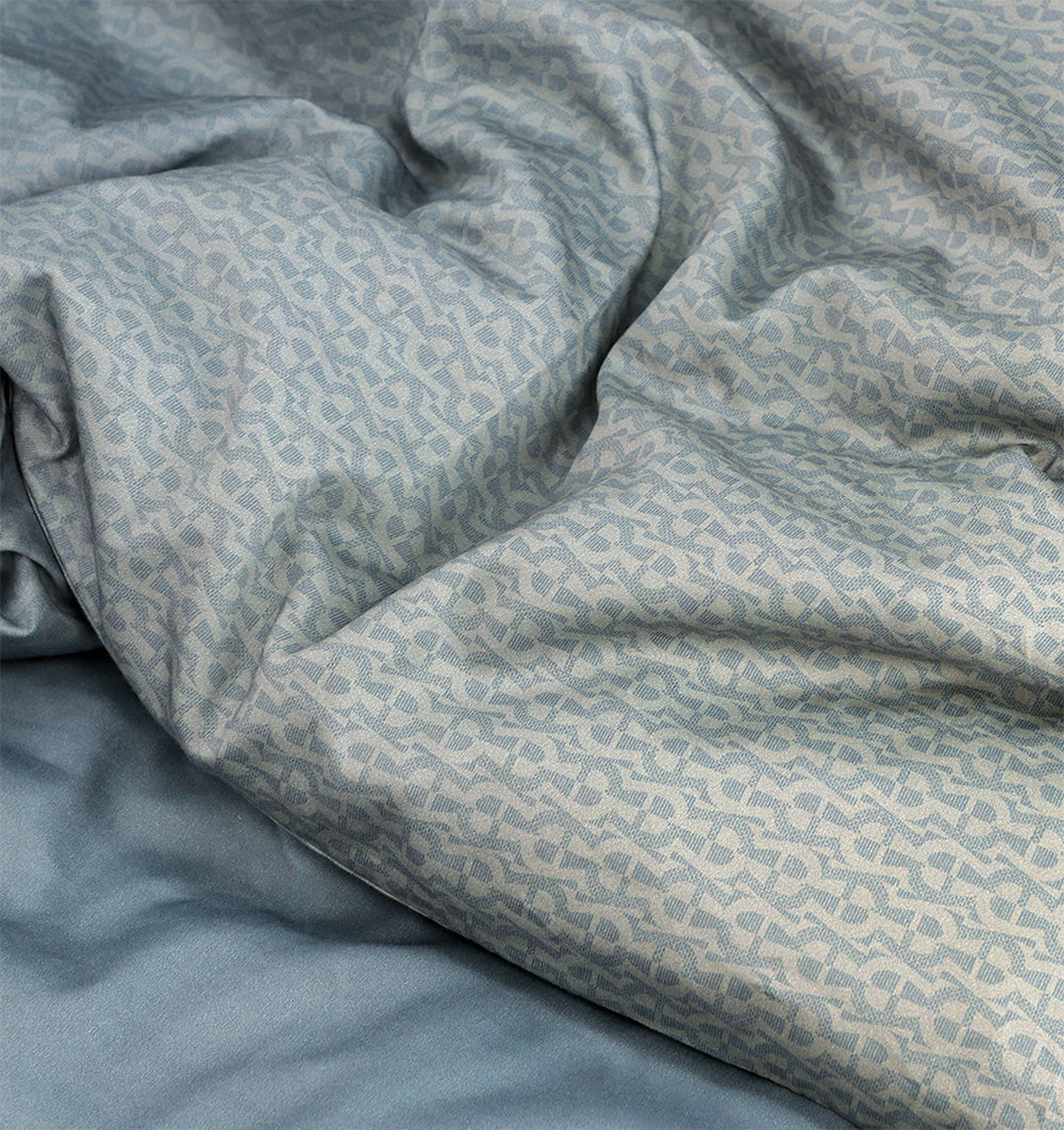 Satin Edian blue Bedding Aigner