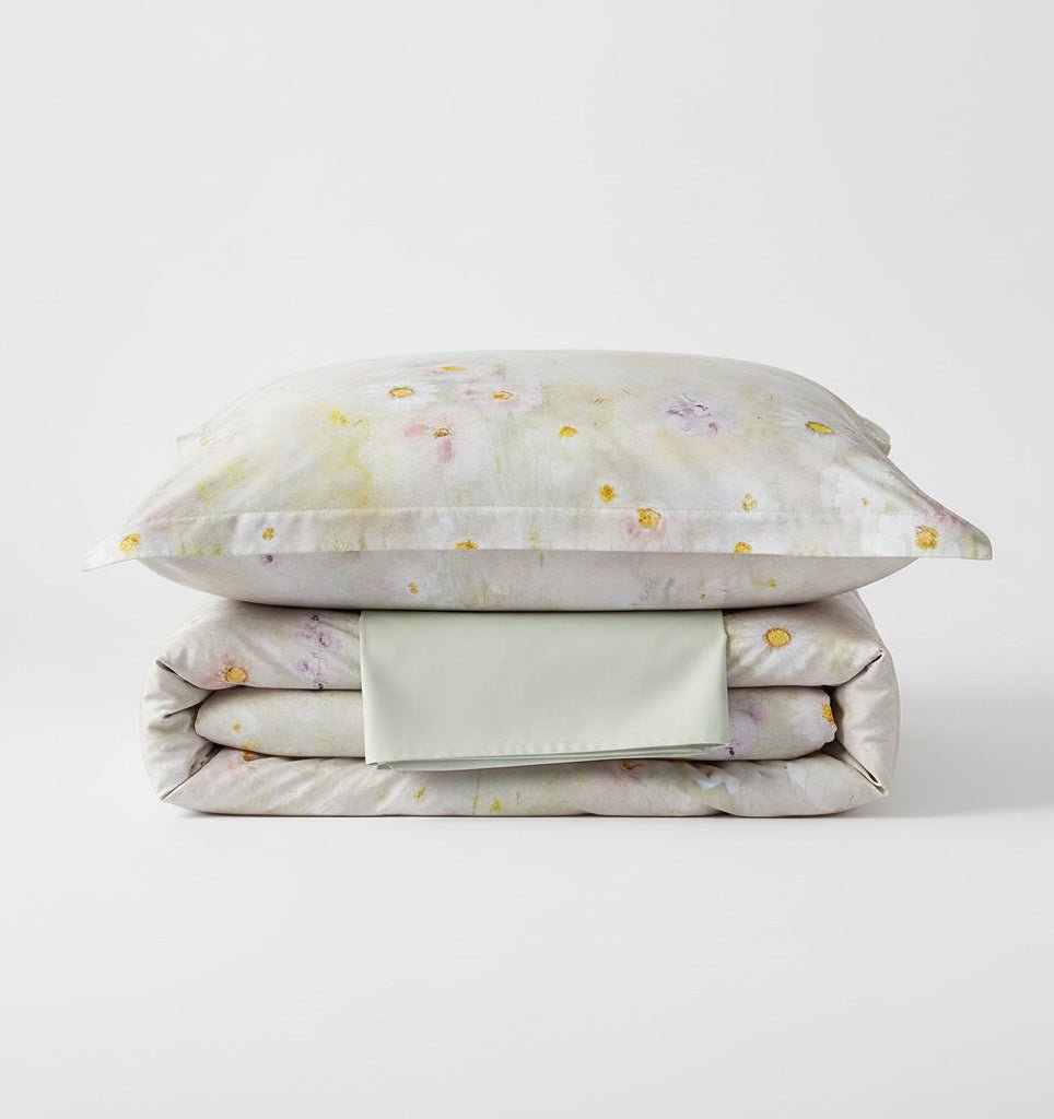 All - in - 1 Premium Satin Duvet Cover Set PIETRA - HomeFashion