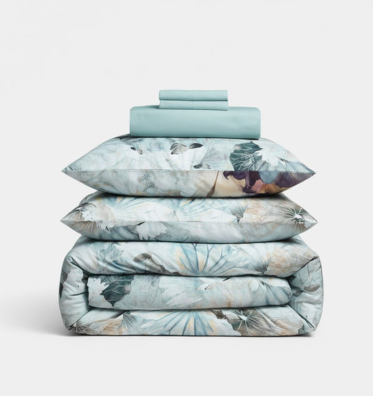 All - in - 1 Satin Duvet Cover Set CHIRO - HomeFashion