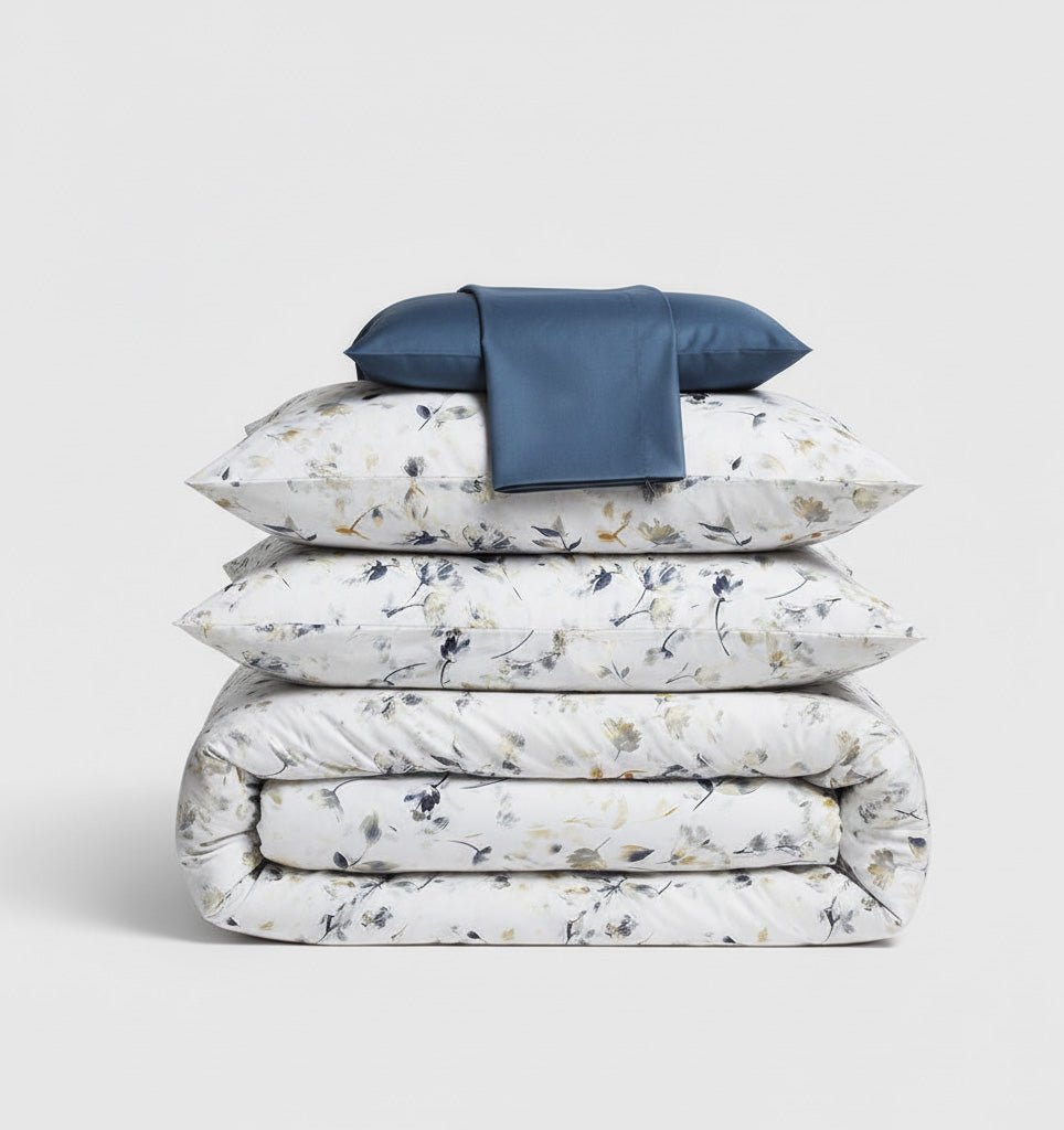All - in - 1 Satin Duvet Cover Set CRECIA - HomeFashion