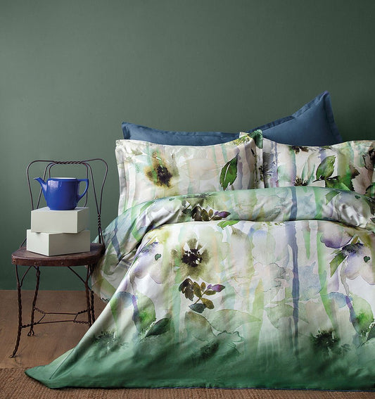 All - in - 1 Satin Duvet Cover Set FIANDRA - HomeFashion